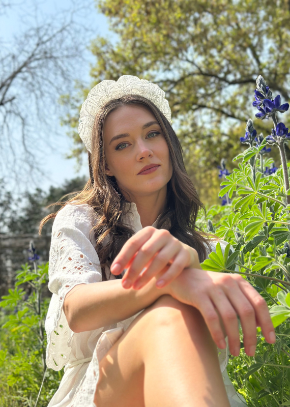 Renee Headband, Crystal color