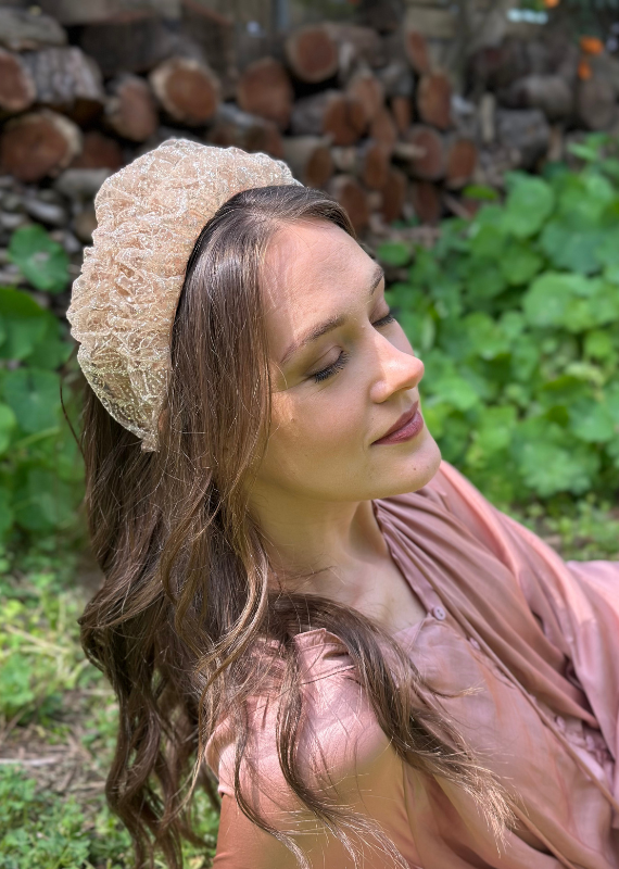 Medium Renee Headband, Rose Gold
