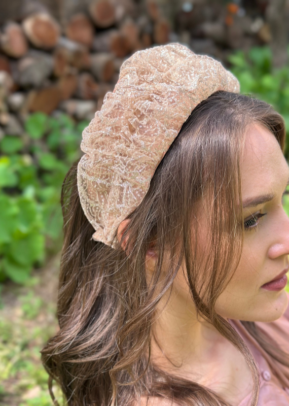 Medium Renee Headband, Rose Gold