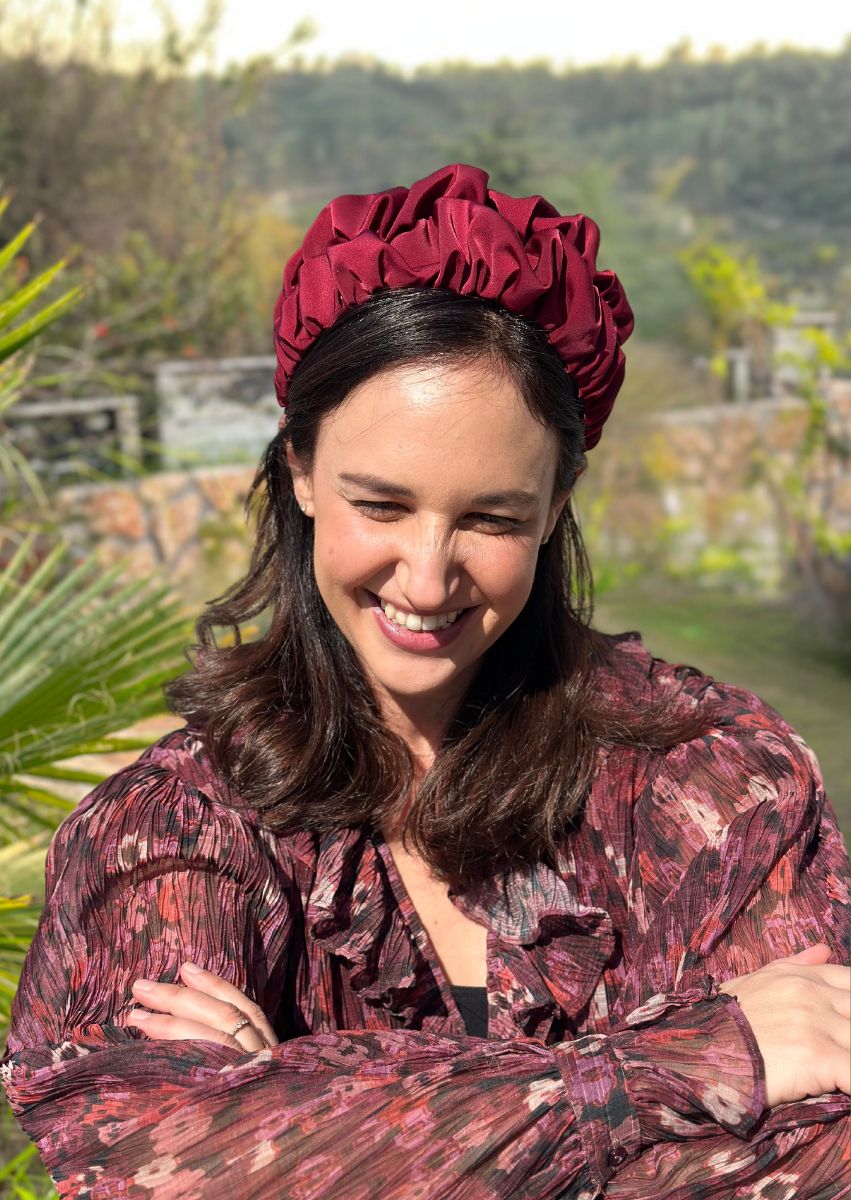 Medium Nemesis Headband, Burgandy