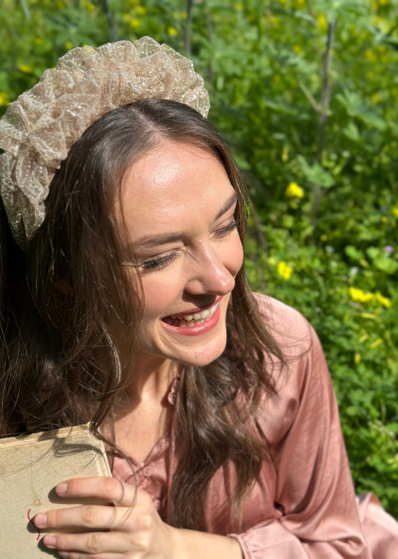 Renee Headband, Rose Gold