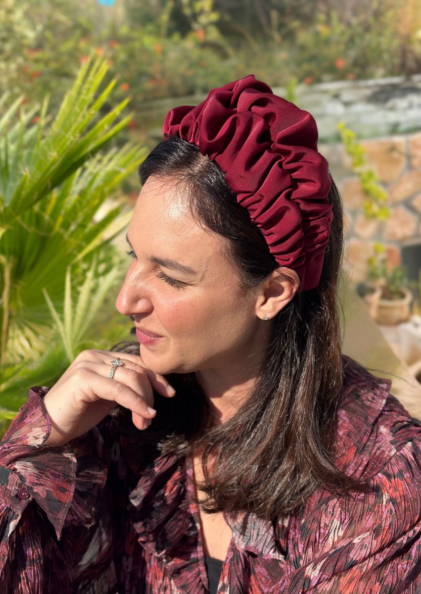 Medium Nemesis Headband, Burgandy