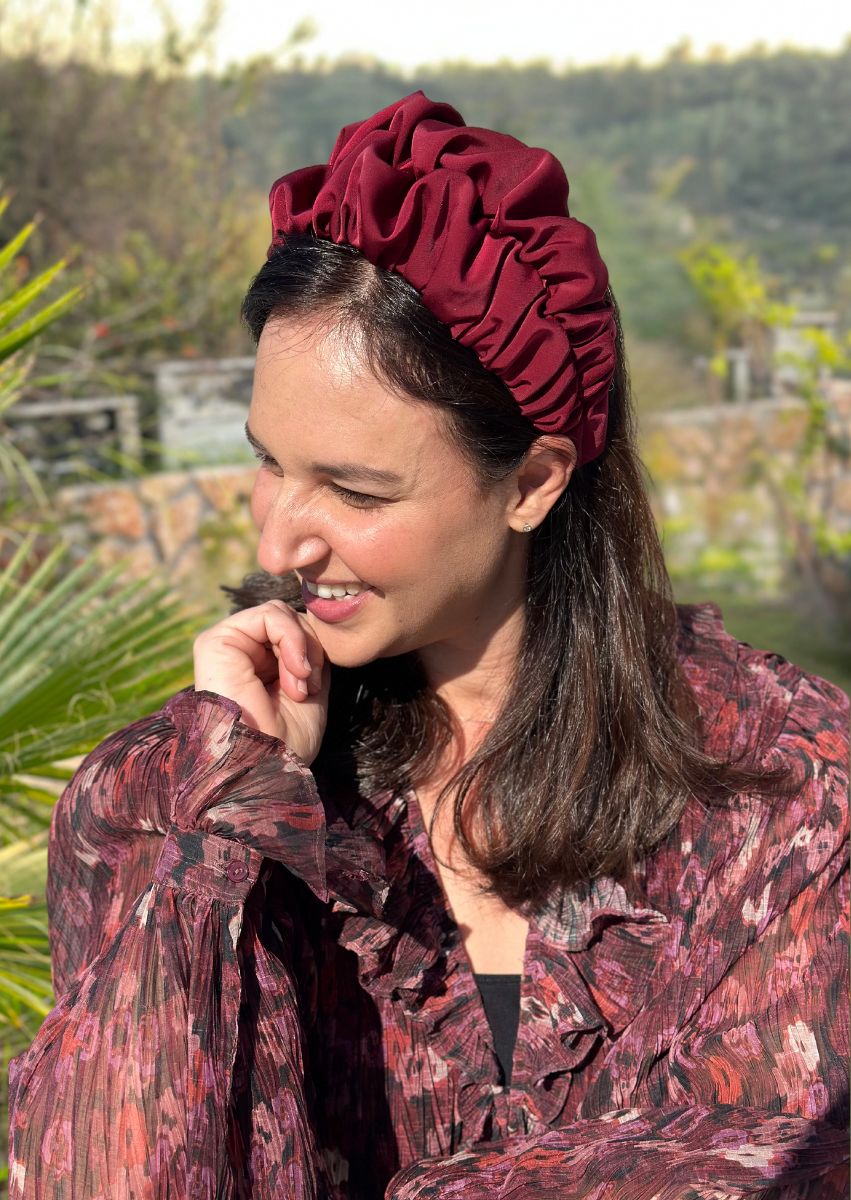 Medium Nemesis Headband, Burgandy