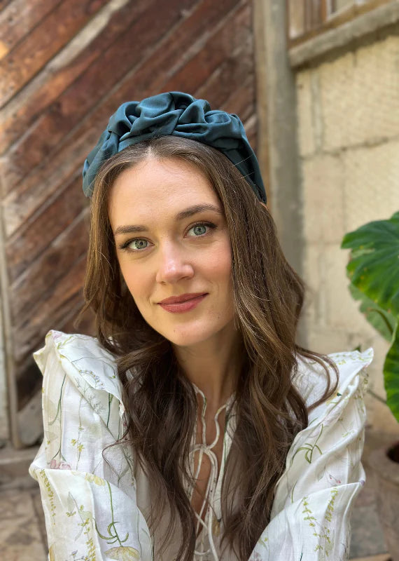 Medium Ellen Headband, Turquoise