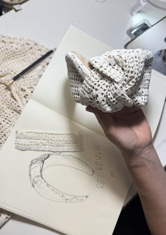 Wide Crocheted Headband