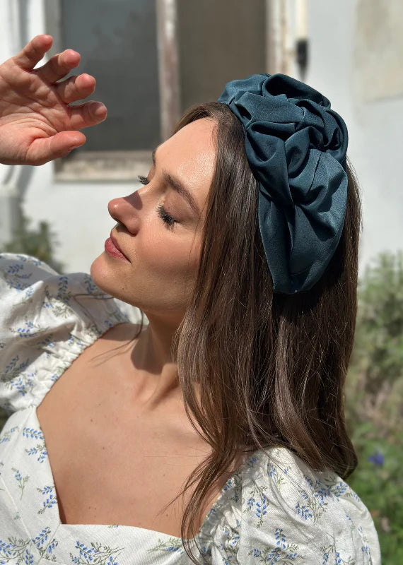 Wide Ellen Headband,Turquoise