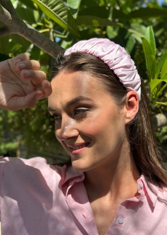 Medium Mila Headband, Baby Pink