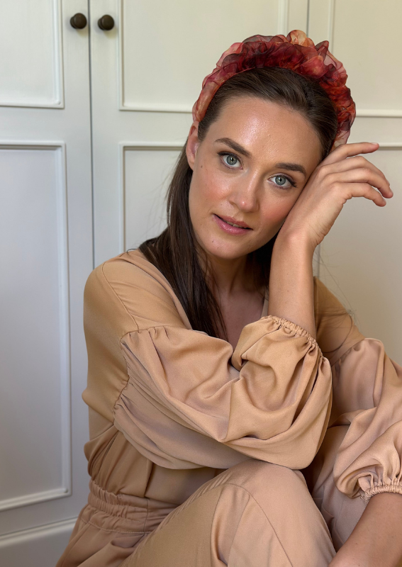 Renee Headband, Manhattan print