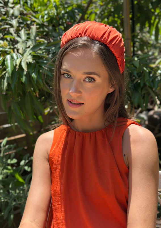 Medium Mila Headband, Orange