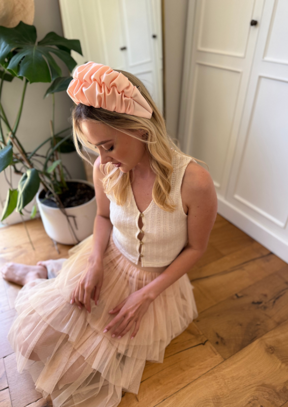 Medium Nemesis Headband, Peach