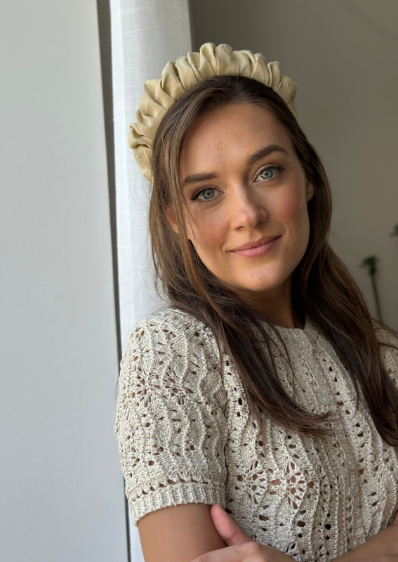 Viola Headband, Sand