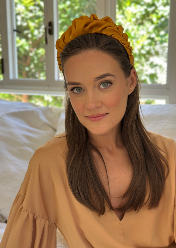 Nemesis Headband, Golden Mustard