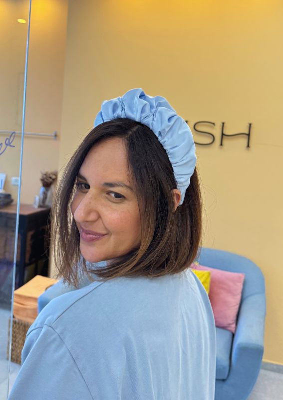 Amur Light Blue headband