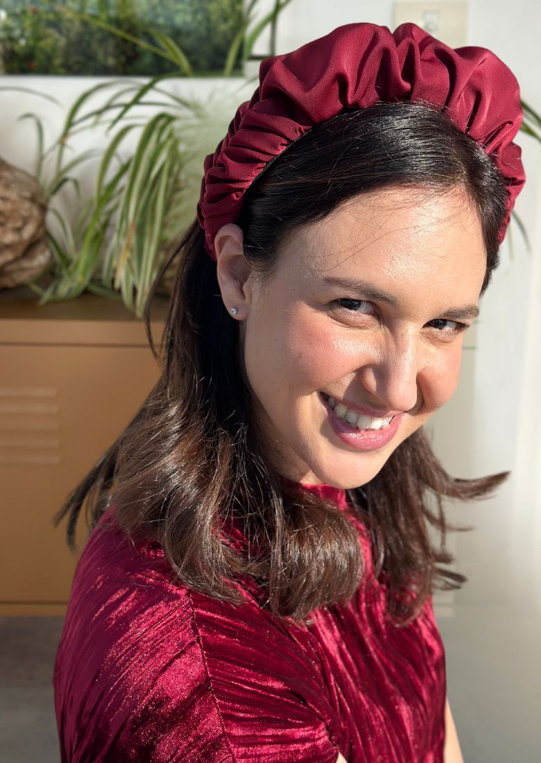 Jan Headband, Burgundy