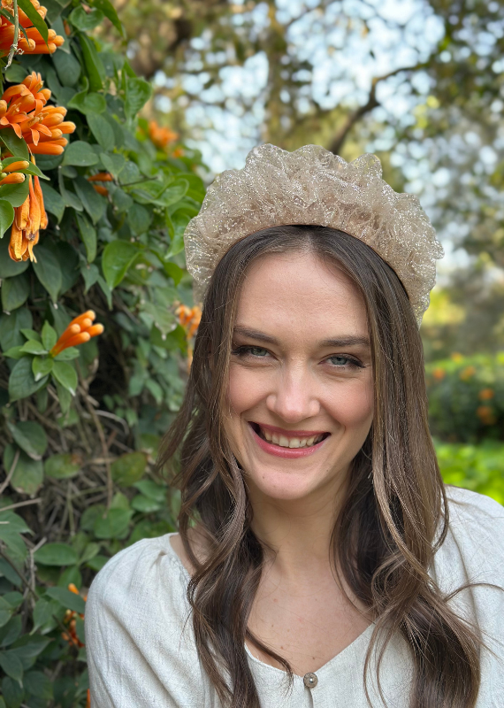 Medium Renee Headband, Rose Gold