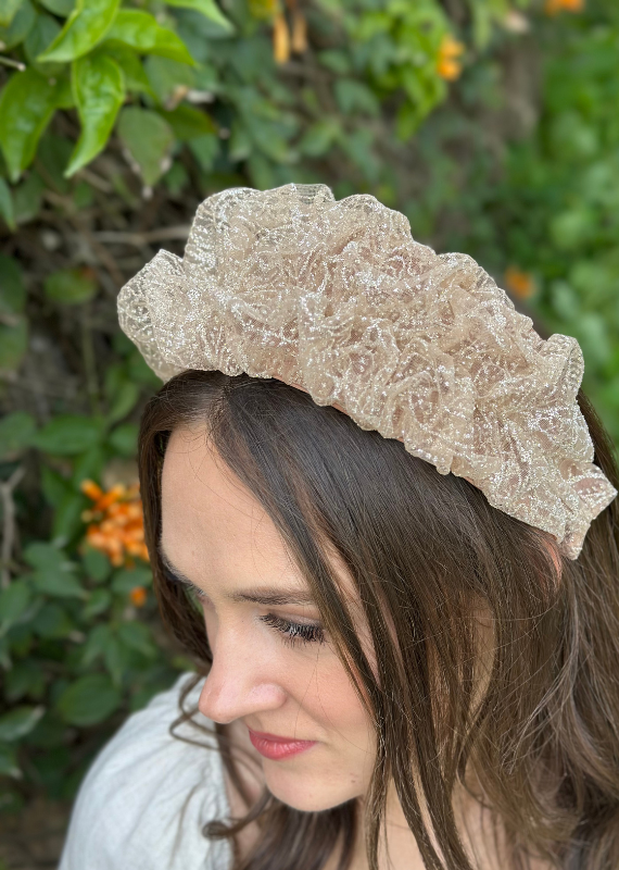 Medium Renee Headband, Rose Gold