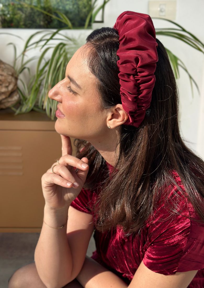 Jan Headband, Burgundy