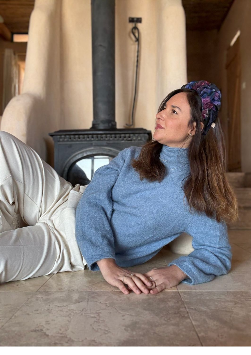 Renee Medium Headband, Skyline