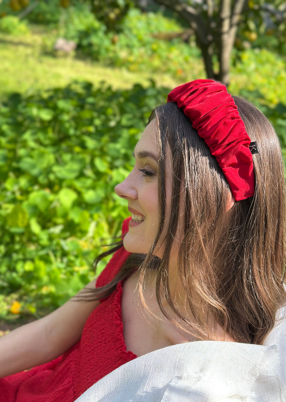 Mila Headband, Red