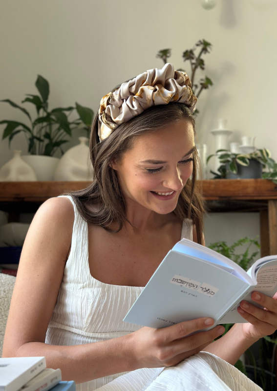 Nemesis Headband, Natural Print