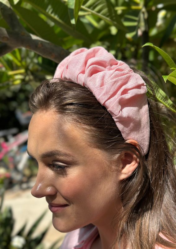 Wide Viola Headband, Pink