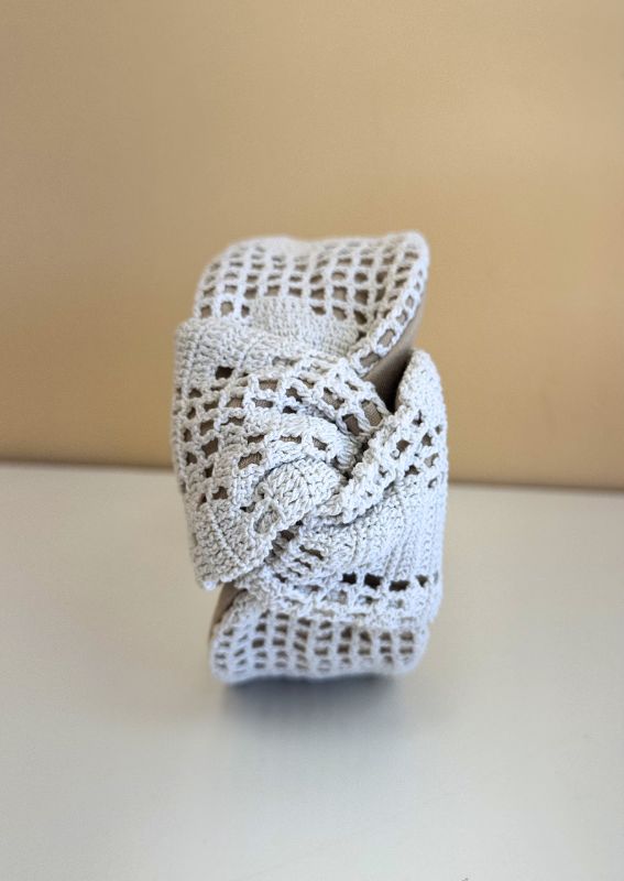 Narrow Crocheted Headband