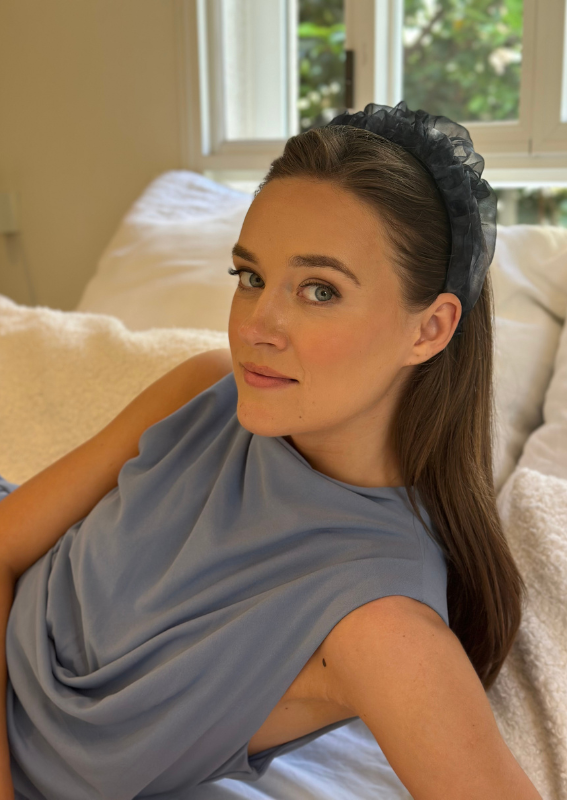 Petite Renee Headband, Gray