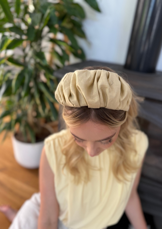 Medium Viola Headband, Cream