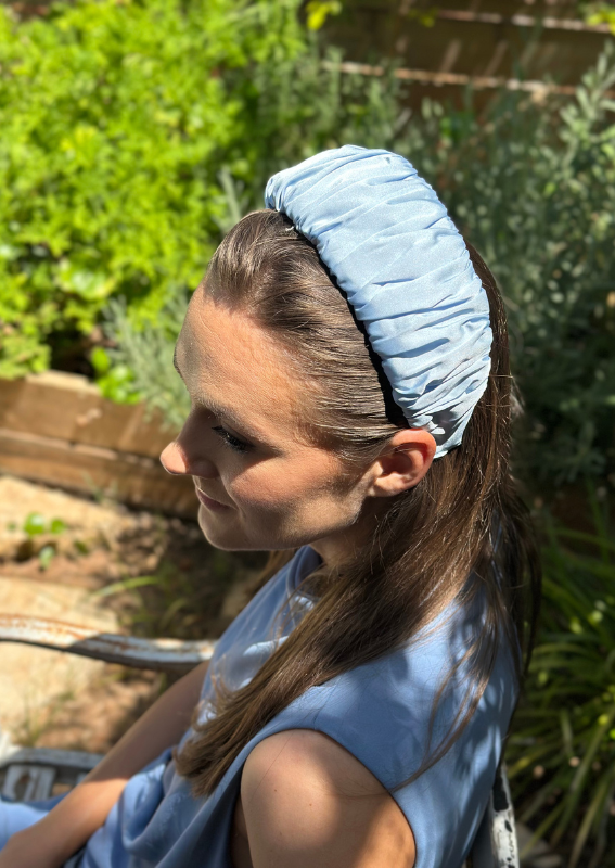 Medium Mila Headband, Light Blue