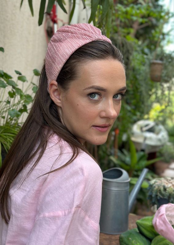 Wide Aria Headband, Pink