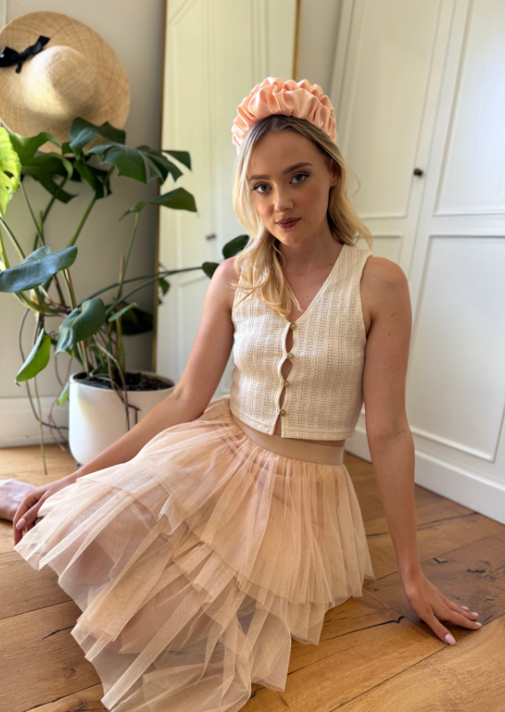 Medium Nemesis Headband, Peach