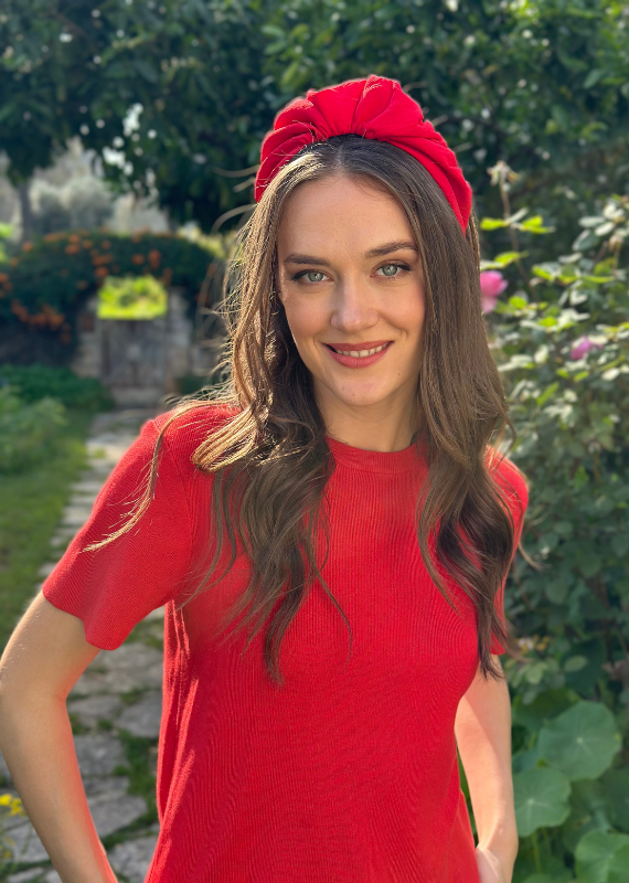Celine Headband, Red