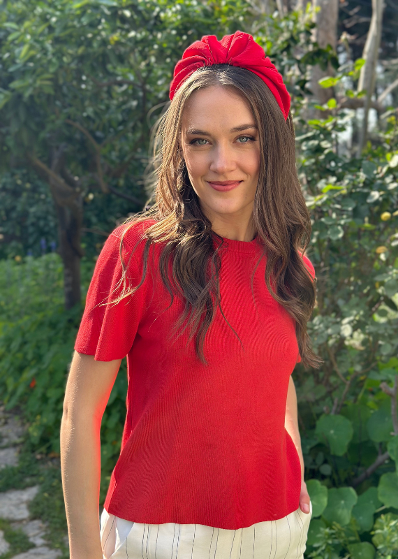 Celine Headband, Red