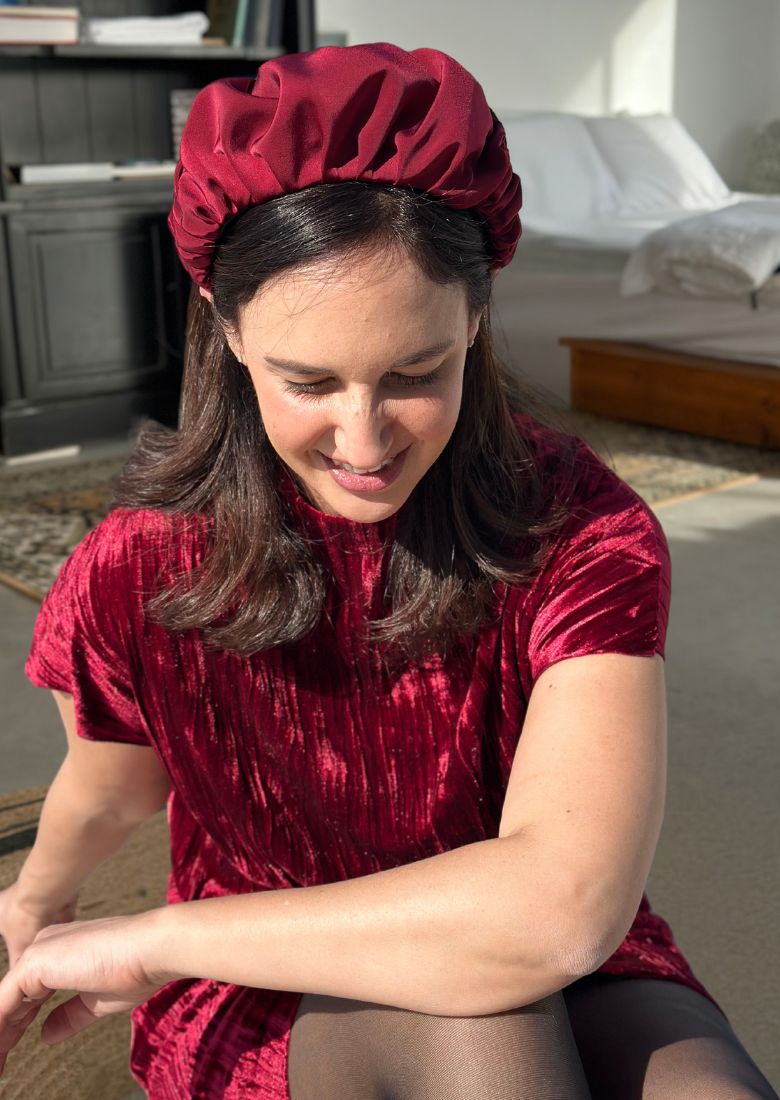 Medium Jan Headband, Burgundy