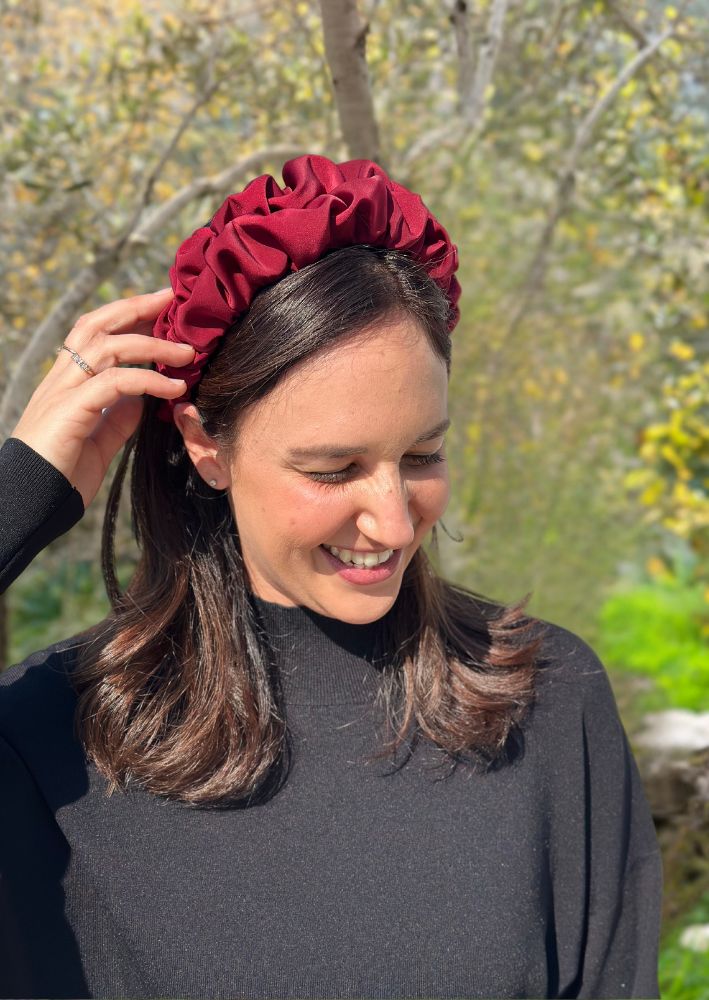 Nemesis Headband, Burgundy