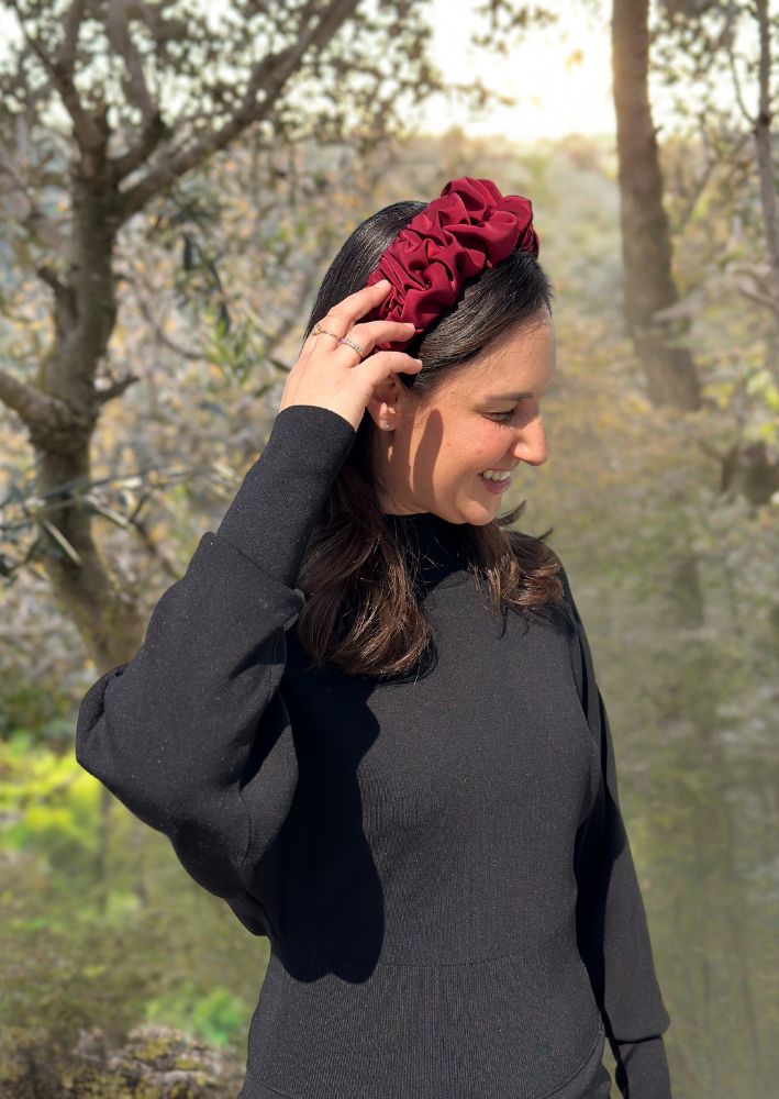 Nemesis Headband, Burgundy