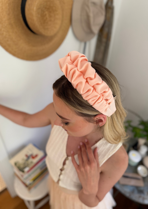 Nemesis Headband, Peach