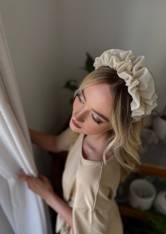 Renee Headband, Cream