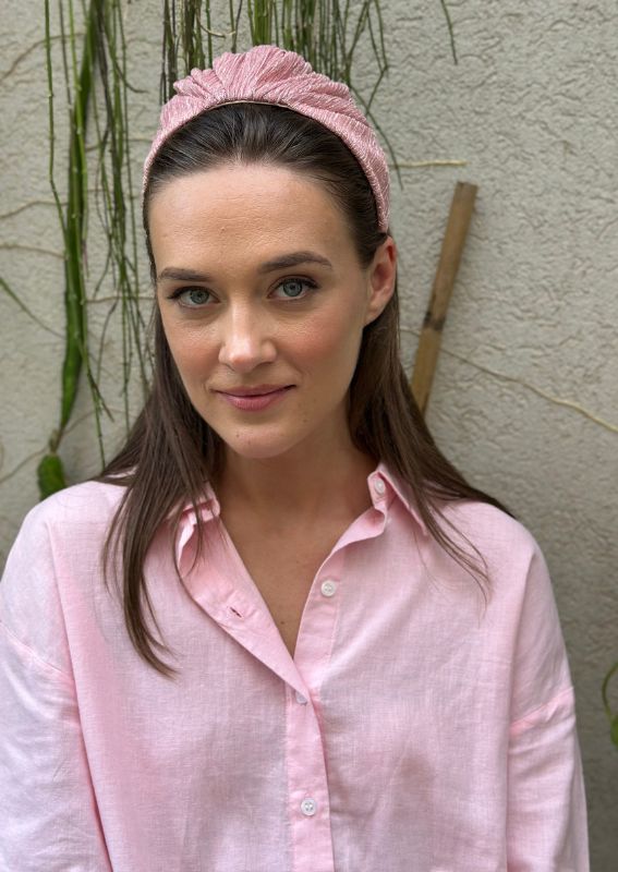 Wide Aria Headband, Pink