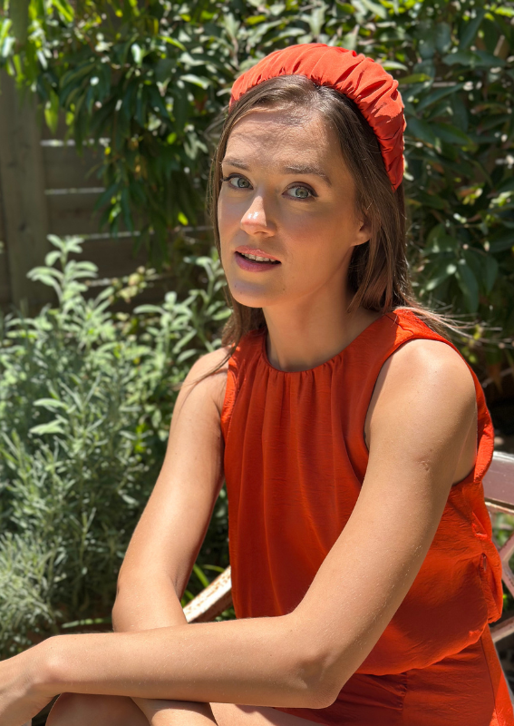 Medium Mila Headband, Orange