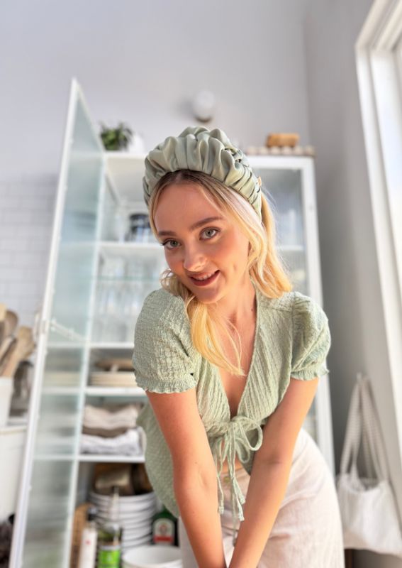 Medium Nemesis Headband, Sage Green