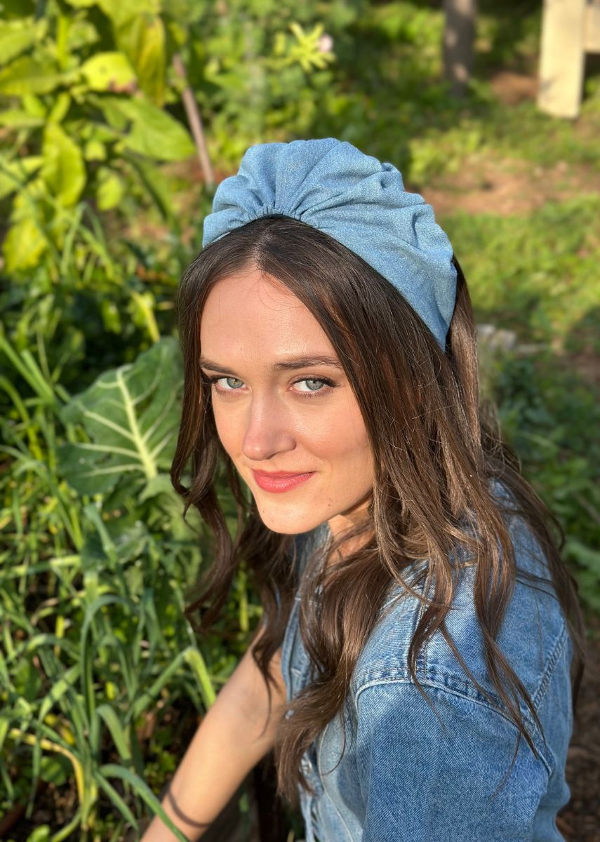 Celine Headband,Denim