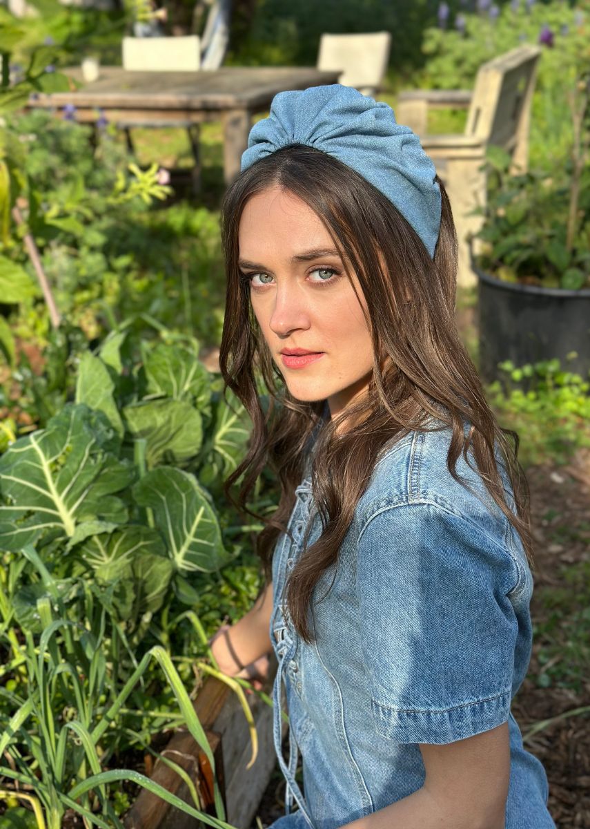 Celine Headband,Denim