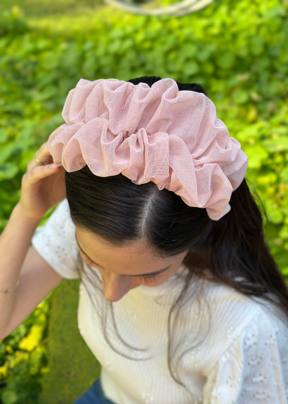 Renee headband, baby pink