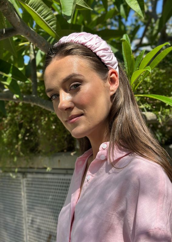 Medium Mila Headband, Baby Pink