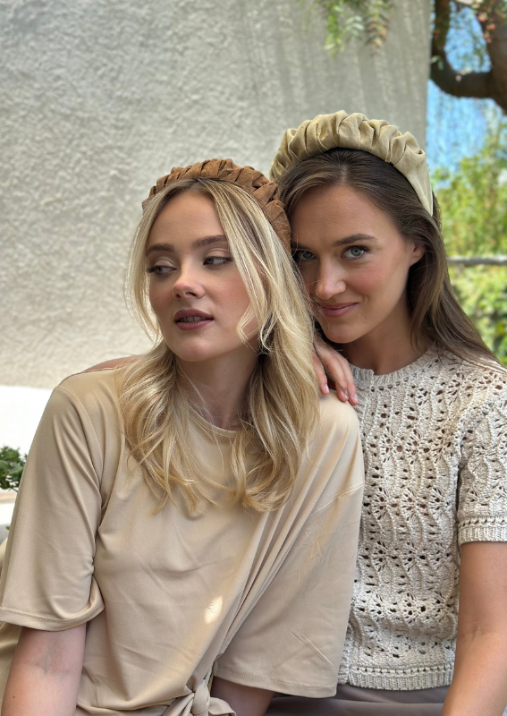 Viola Headband, Sand