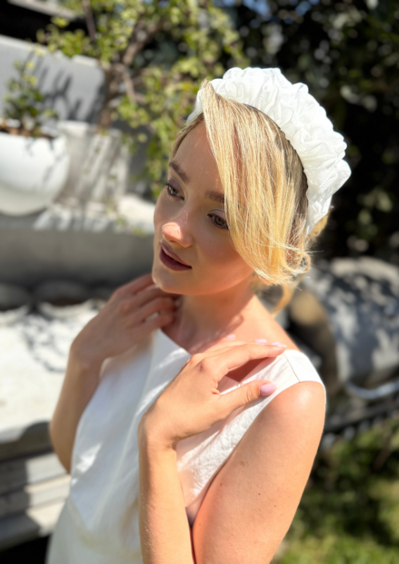 Renee Headband, White