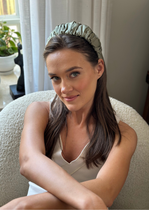 Medium Mila Headband, Sage Green