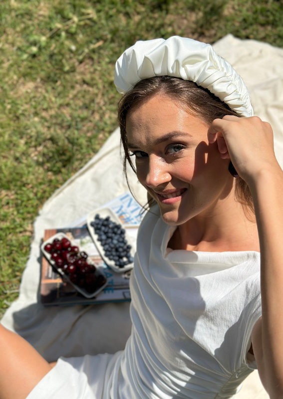 Jan Headband, White