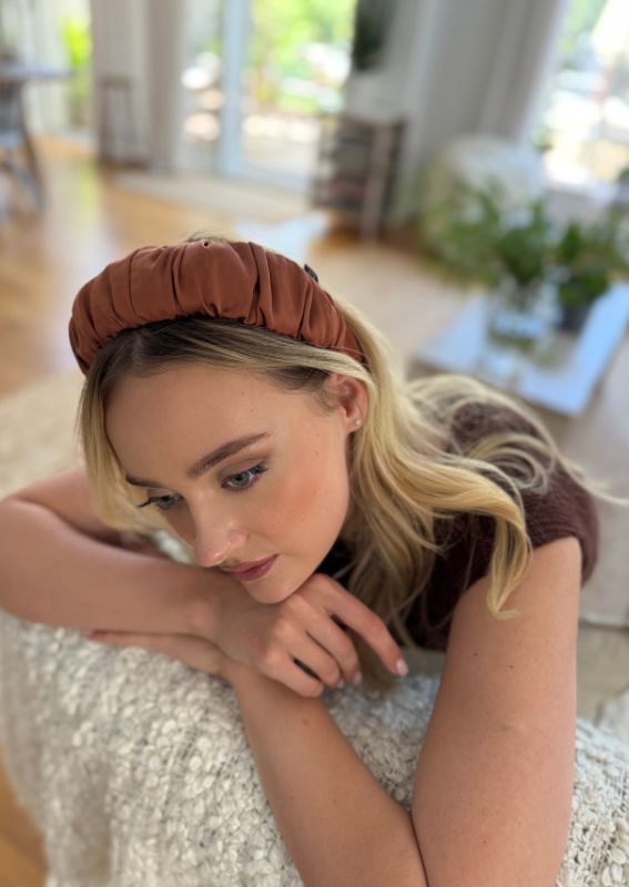 Mila Headband, Terracotta